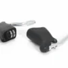 XLC Rennbrems-Hebelset BL-R01 Schwarz/Silber - Hochwertige Bremshebel für Rennräder