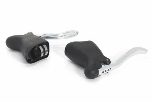 XLC Rennbrems-Hebelset BL-R01 Schwarz/Silber - Hochwertige Bremshebel für Rennräder 1 XLC Rennbrems-Hebelset BL-R01 Schwarz/Silber - Hochwertige Bremshebel für Rennräder